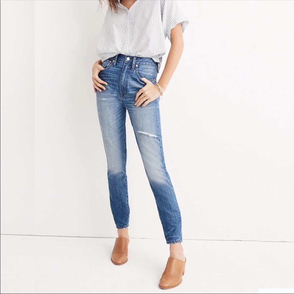 Madewell Rigid Skinny Jeans High Rise Size 29